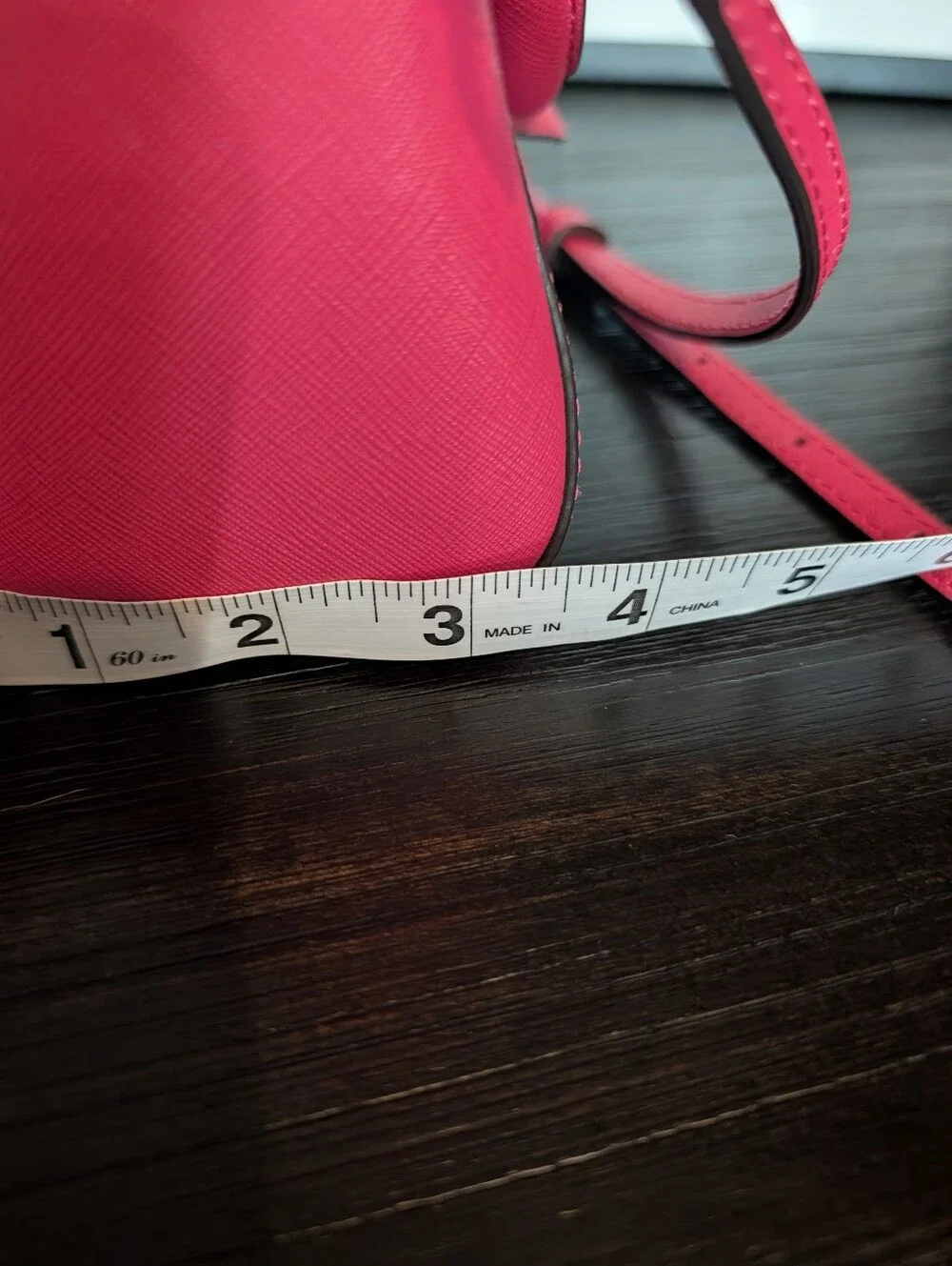 Michael Kors Pink Saffiano Mini Crossbody Bag